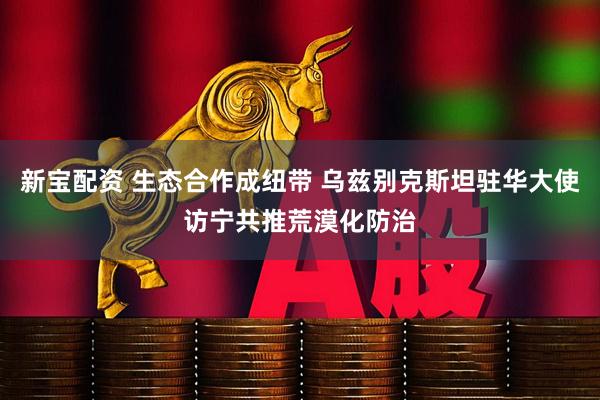 新宝配资 生态合作成纽带 乌兹别克斯坦驻华大使访宁共推荒漠化防治