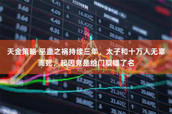 天金策略 巫蛊之祸持续三年，太子和十万人无辜而死，起因竟是给门取错了名