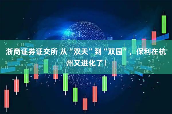 浙商证券证交所 从“双天”到“双园”,保利在杭州又进化了!
